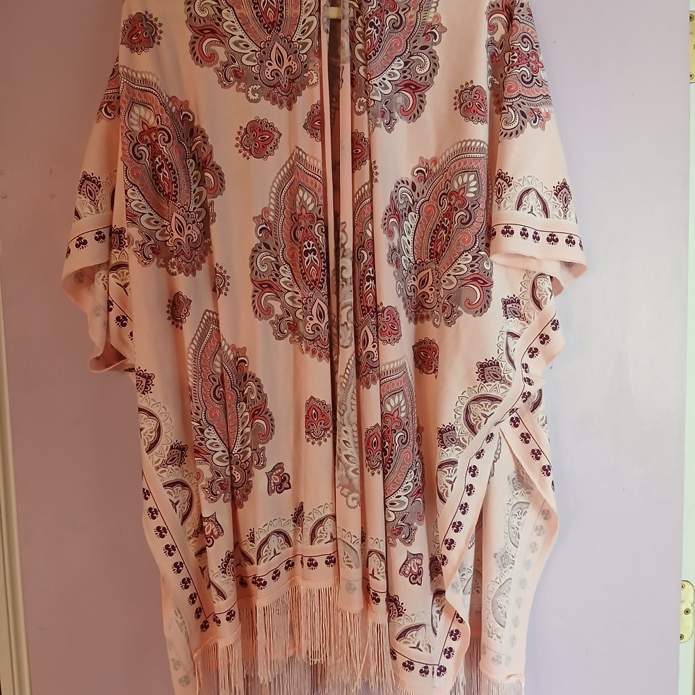 Paisley Kimono with Fringe